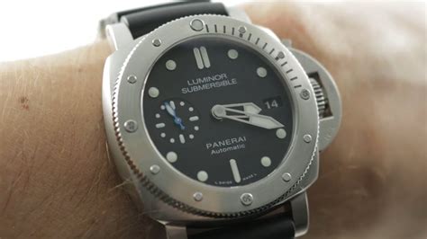 review panerai submersible|panerai luminor submersible review.